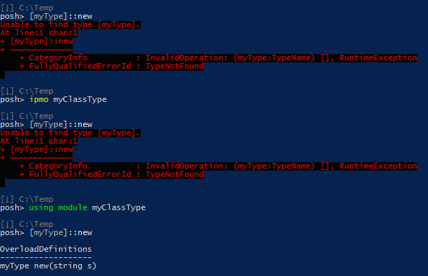 Powershell Using